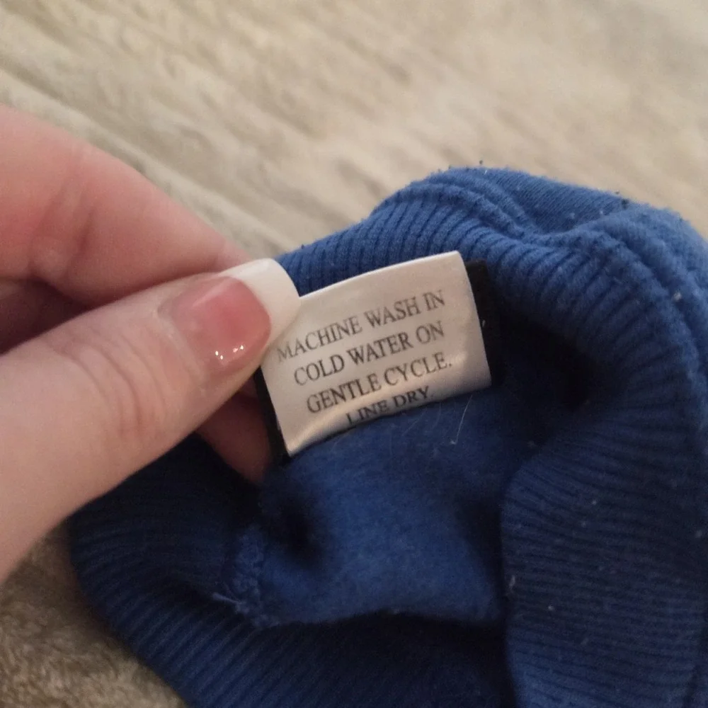 Zack & Zoey Basic Dog Hoodie Blue Sweatshirt Kangaroo Pocket Size Extra Small XS